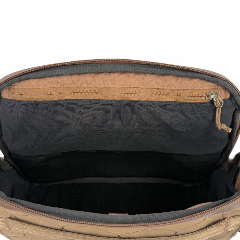 Clever Supply Co 6L Camera Sling Waxed Canvas Leather Bag Tan - Picture 9 of 16